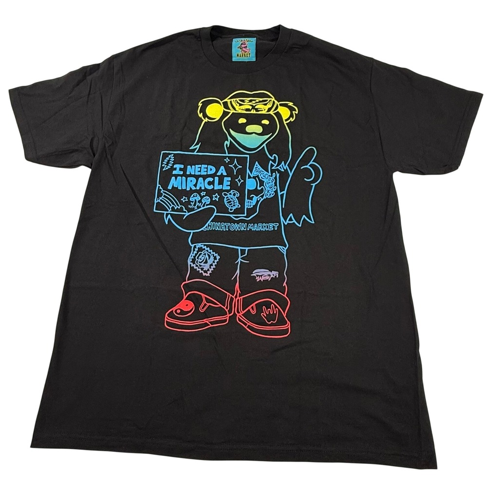 Chinatown Market x Grateful Dead I Need A Miracle Bear T-Shirt Black XL 2020